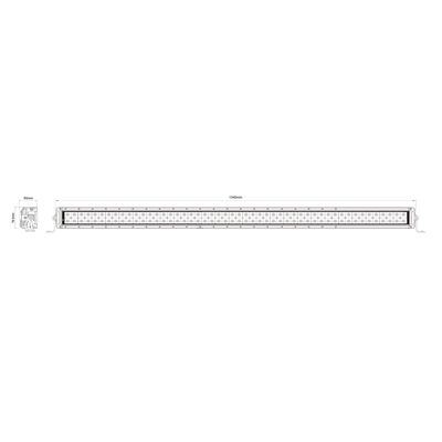 Doppelte Reihe geführtes Beleuchtungssystem des Lichtstrahl-OSRAM LED Chip Truck Light Bar Offroad
