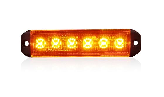 Flut-Lichter 6PCS*1W Osram der Chip-LED blinkende Warnlicht-R65 Off Road LED