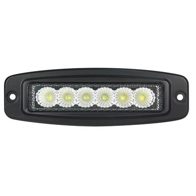 6 dünne LED Stangen-ebener Berg-Flut-Strahl des Zoll-6pcs*3w Bridgelux ultra für Motorrad
