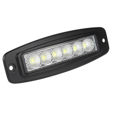 6 dünne LED Stangen-ebener Berg-Flut-Strahl des Zoll-6pcs*3w Bridgelux ultra für Motorrad
